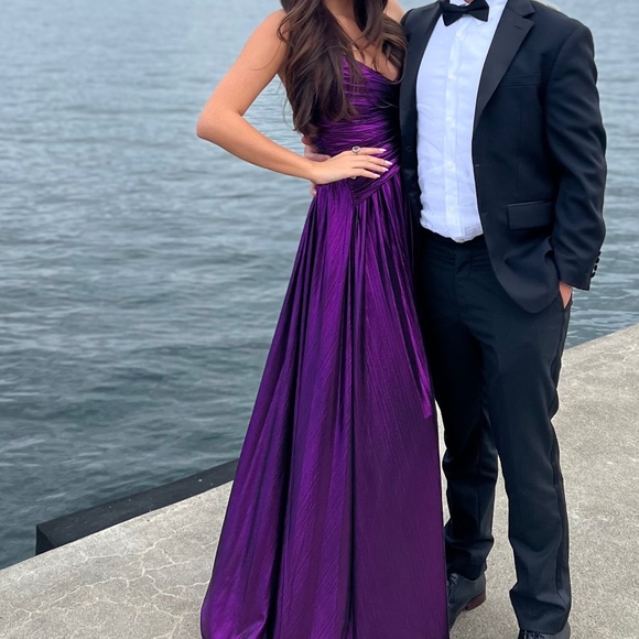 Retrofete Waldorf Dress (Purple) - Picture 4 of 4